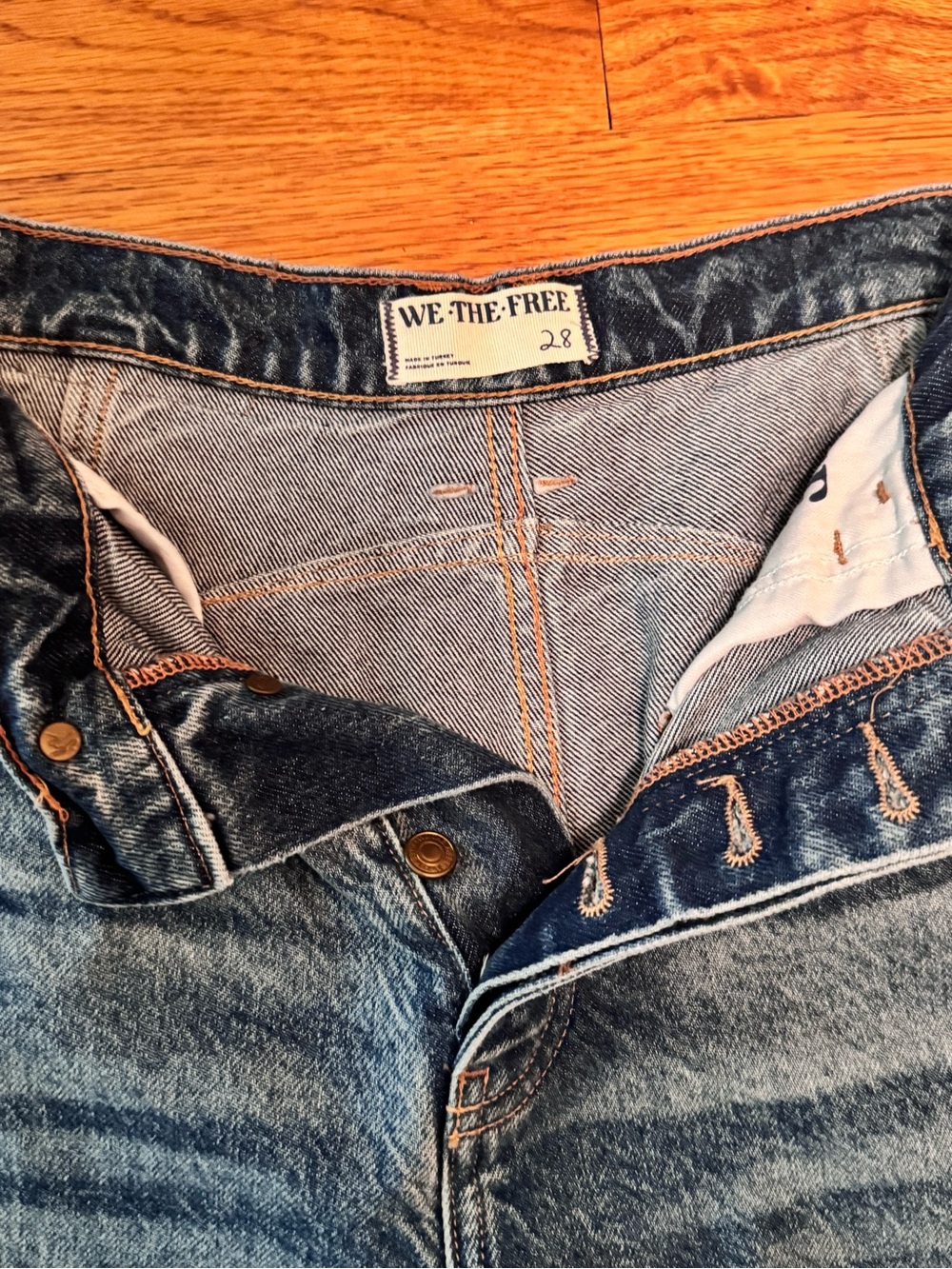 Free People We The Free Relaxed barrel jeans. - Picture 3 of 6